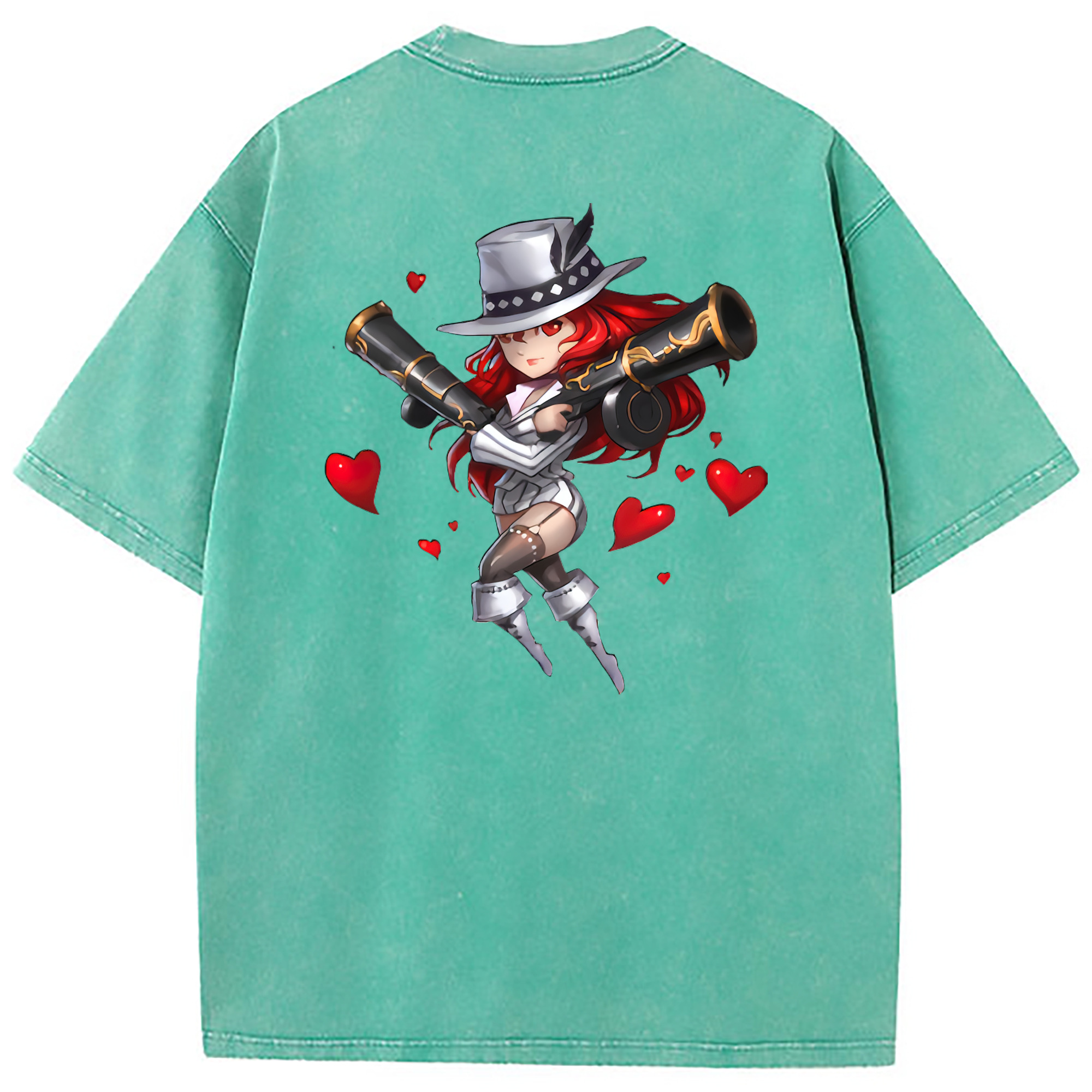 （画像用） リーグ・オブ・レジェンド League of Legends LOL 綿100% ヴィンテージ風 半袖Tシャツ（背面プリント）